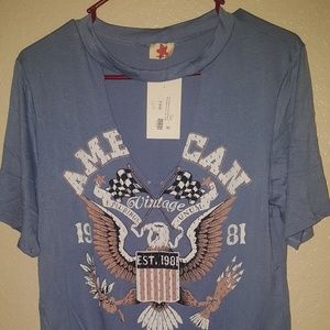 Blue boutique keyhole bodysuit